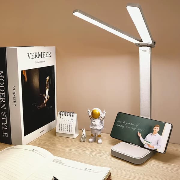 LED-skrivbordslampa - D20B (vit)