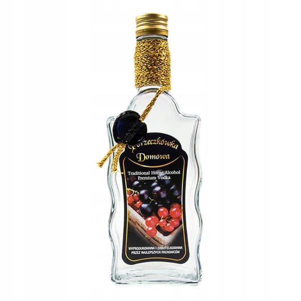 Pullo, jossa on aaltokuvio, 500 ml KOTITEKOISTA HERUKKAA