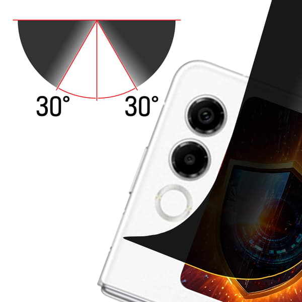 Nubia Flip 2 (edessä) - 3mk Silky Matt Privacy