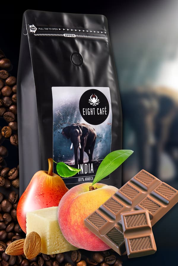 Nyrostat malet kaffe Arabica Indien 500g