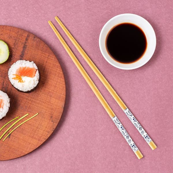 Bambu matpinnar för sushi 24 cm 8 st