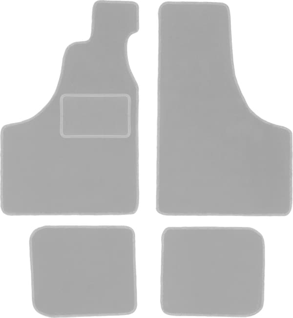 Grå bilmåtter til Fiat 126P n/a (1973-2001)