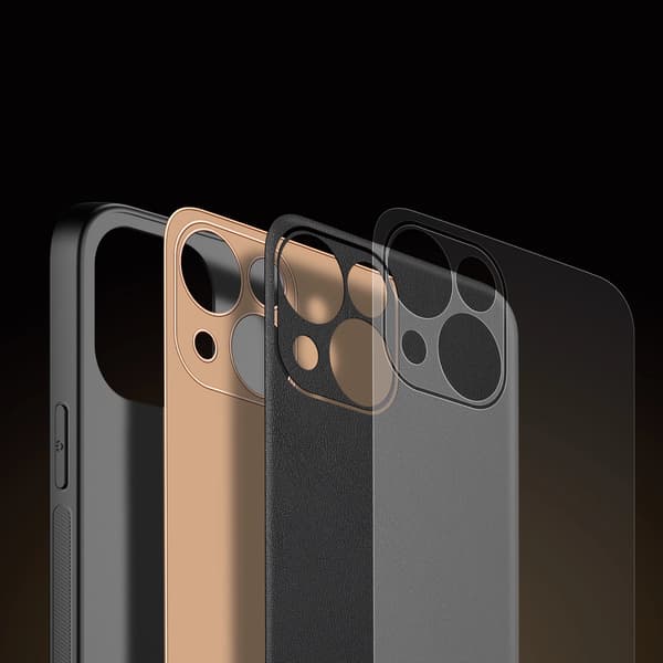 Dux Ducis Yolo iPhone 14 Plus cover elegant kunstlædercover sort