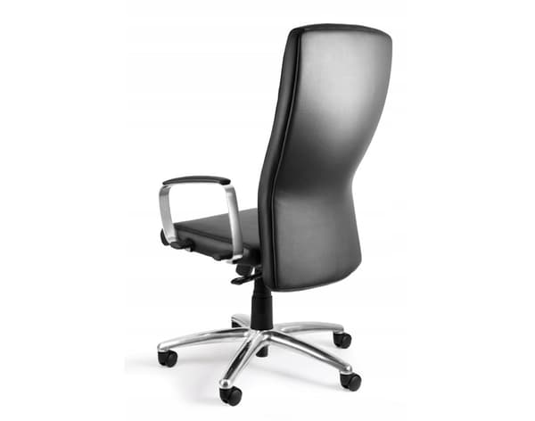 Adella C239 kontorstol, naturlæder, HL-4, sort