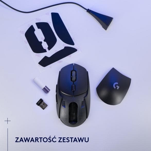 Logitech G309 Lightspeed trådlös mus svart