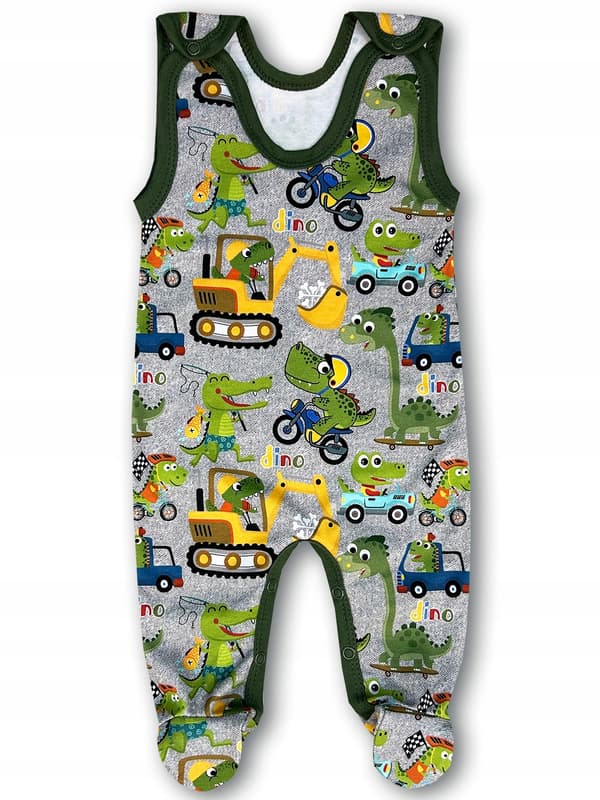 ROOMMASSES 92 barnpyjamas ärmlös DINOSAURIER