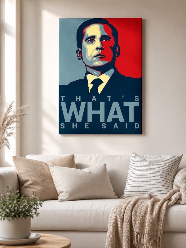 Maleri efter tal med ramme Billeder til maleri - The Office 40x50 cm