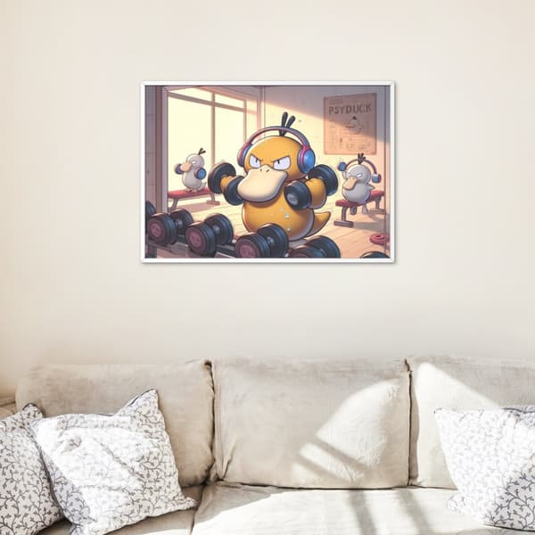 Målning med siffror Pokémon Psyduck gym 50x40 cm