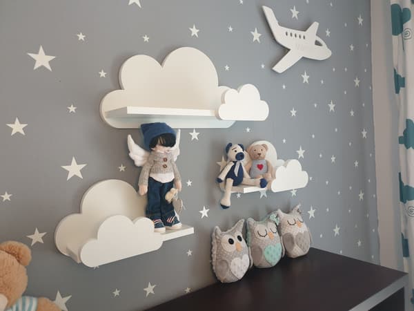 Cloud Shelves Set om 3 MOLI- Prestige