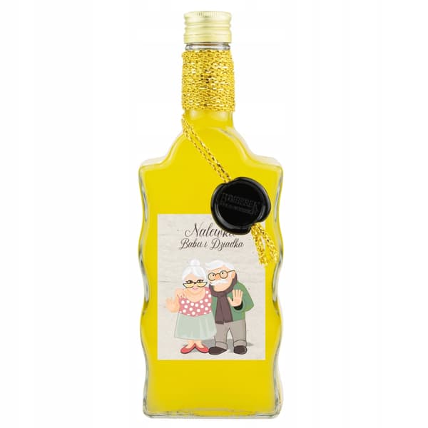 Wave-flaska 500 ml present till mormor och morfars dag Flaskor för tinkturer