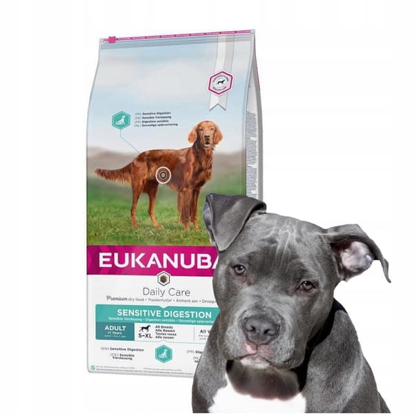 EUKANUBA Daily Sensitive Digestion tørfoder til hunde 12 kg