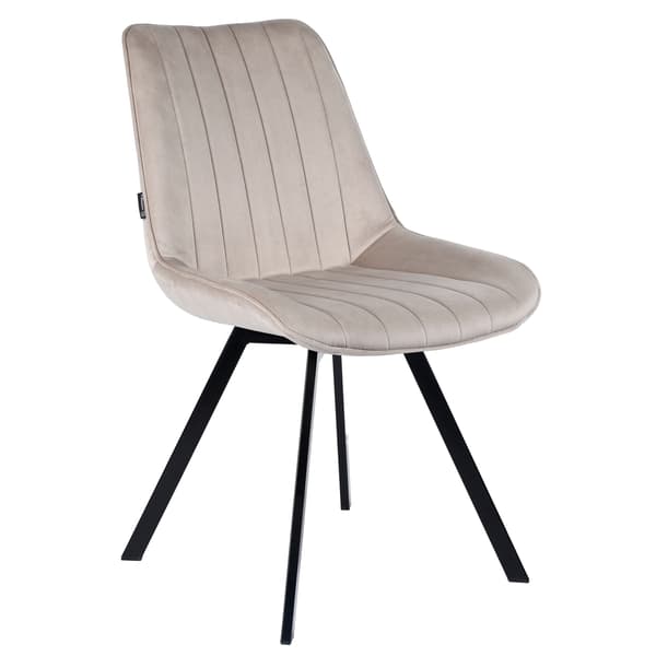 LAPO 2 verhoiltu pyörivä tuoli, beige sametti