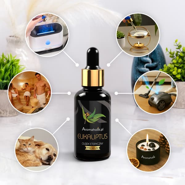 Naturlig eukalyptusolja ECO för diffusor och luftfuktare 2 x 30 ml
