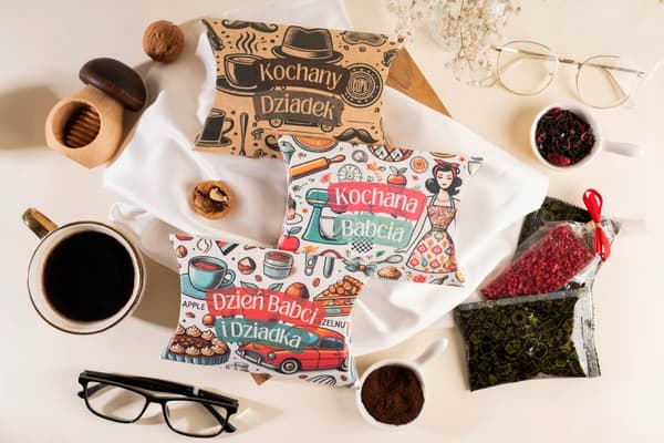 Gave til Bedsteforældredag te kaffe chokolade boks