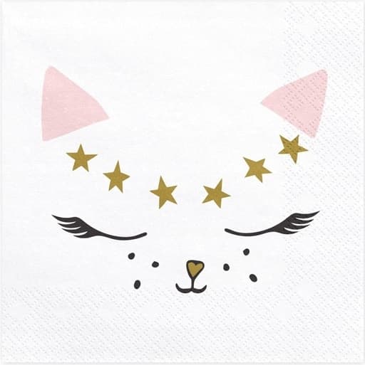 Kattungeservetter, 33x33cm, 20 st.