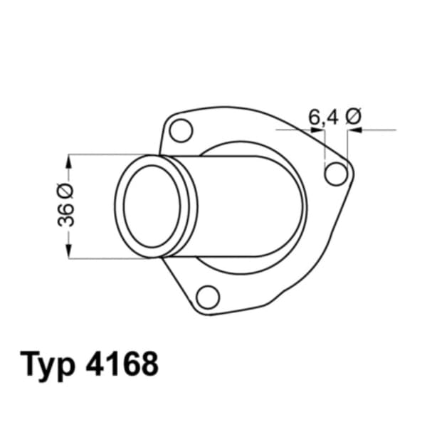 Wahler 4168.92D Termostat, kølevæske