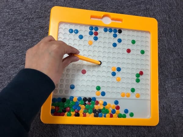 MagPad Dots -magneettitaulu - keltainen