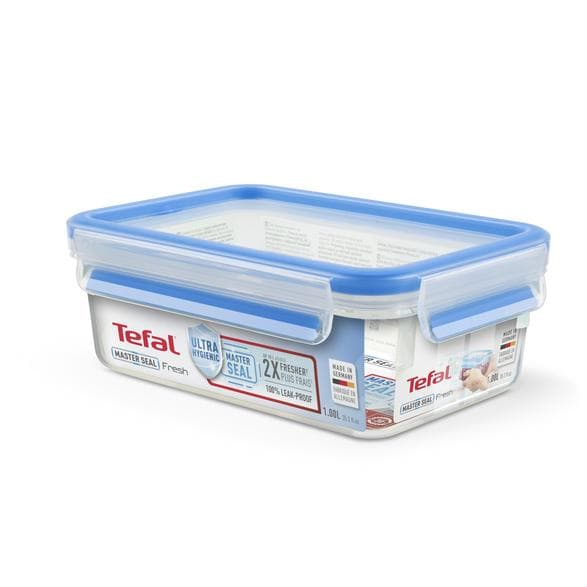 TEFAL K3021212 Rektangulær Masterseal 1L Madbeholder