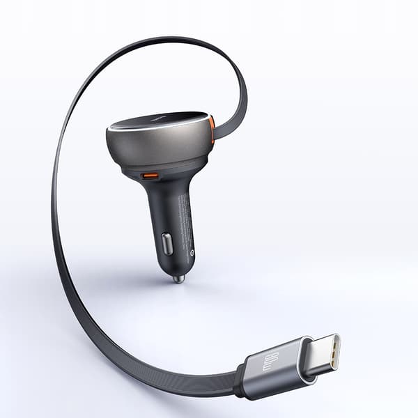 MCDODO KRAFTFULL SNABB BILLADDARE 3X USB USB-C PD 80W LED 1M KABEL