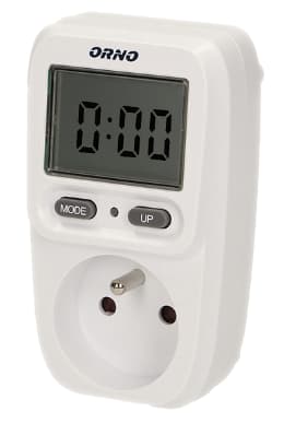 ORNO WATTMÄTARE, ENERGIKALKULATOR LCD-DISPLAY