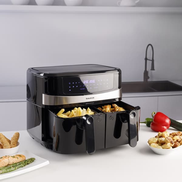 Taurus Air Fry Digital Duo 9L musta ilmakeitin
