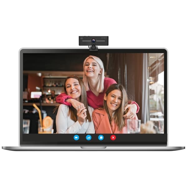 Kreativt 4K UHD sort webcam