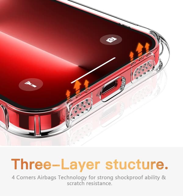 TRANSPARENT ETUI TIL IPHONE 13 2x HÆRDET GLAS