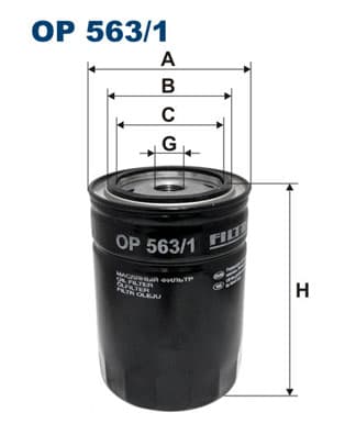 OLJEFILTER OP5631 FILTRON