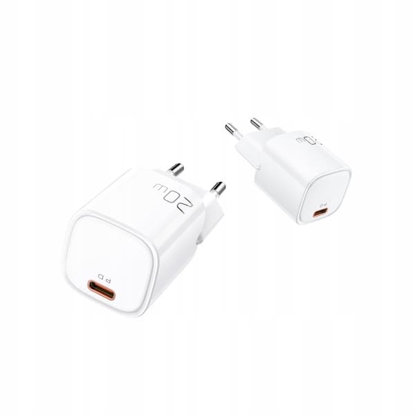MCDODO SNABB VÄGGLADDARE NÄTFRÅGOR FÖR IPHONE TYP C USB-C 20W KABEL