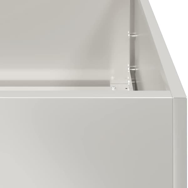 vidaXL urtepotte 200x40x80 cm rustfrit stål