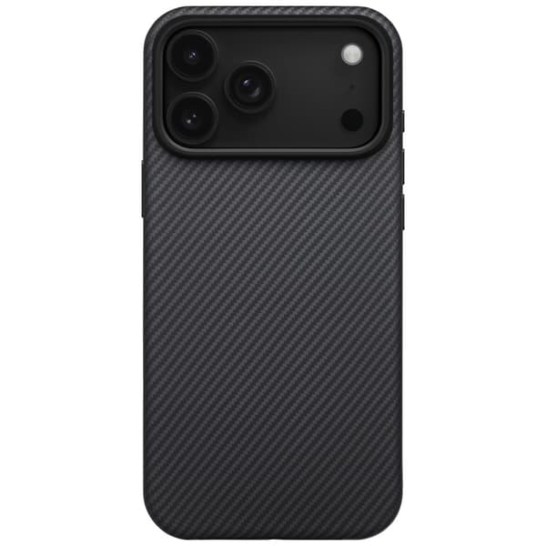 PITAKA Aramid UltraGuard MagSafe Cover til iPhone 17 Pro Sort og Grå