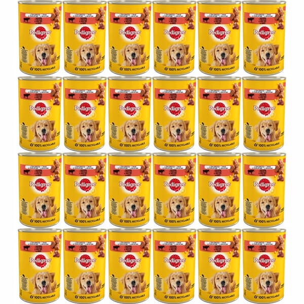 Pedigree Våtfoder för vuxna hundar i gelé 24x400g