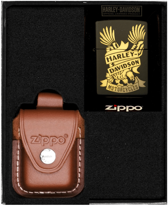 Zippo tänd Harley Davidson Eagle presentset nummer 2