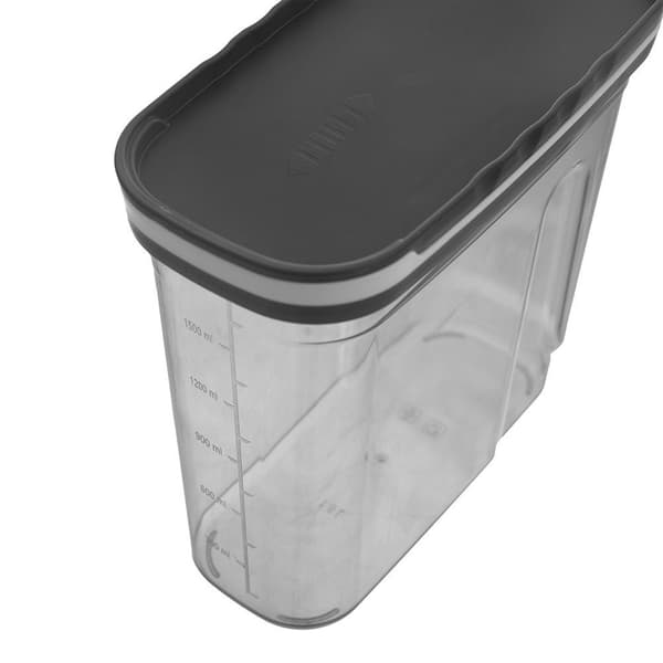 Beholder til bulkvarer med dispenser grå 1,8 l
