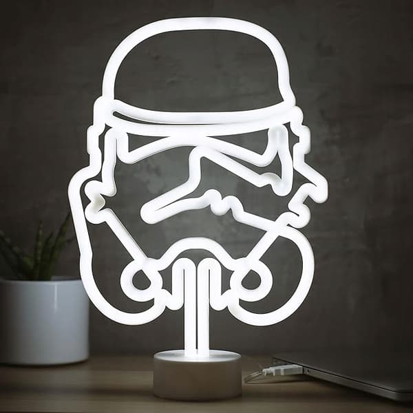 Neon LED-lampe STAR WARS Stormtrooper USB til Star Wars-fans