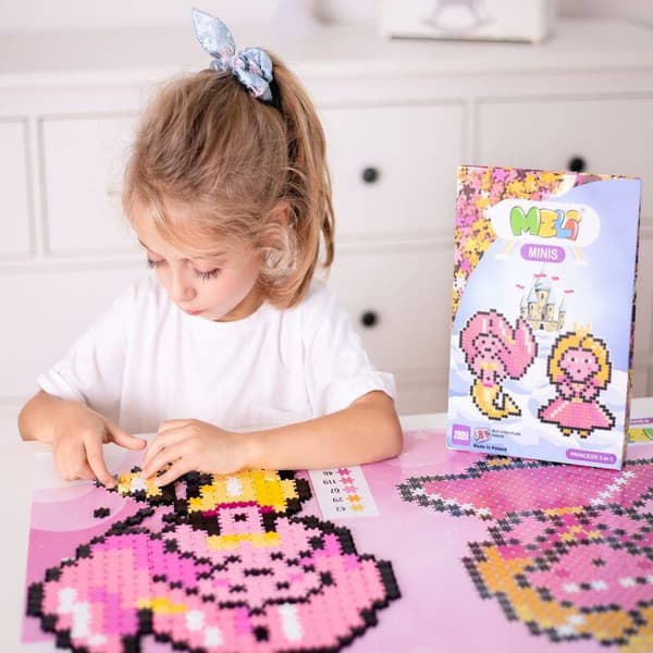 Meli Minis Prinsesse 3i1 klodser 1000 stk.