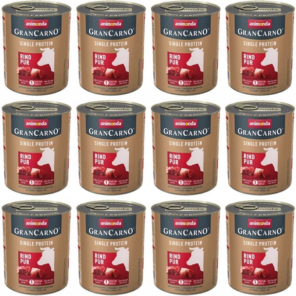ANIMONDA GranCarno Proteinbiff 12x800g