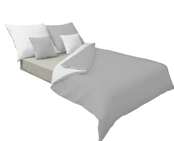 Satin Sengetøj 140x200 DOUBLE FACE Nuancer af Ask