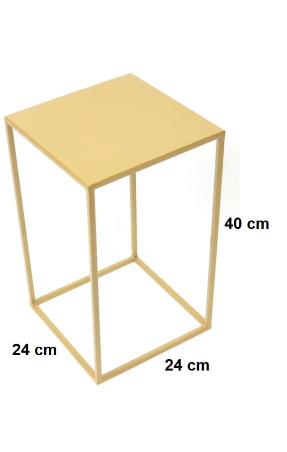 Loft blomställning 40cm guld med 363
