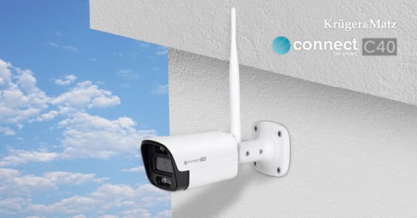 Kruger ja Matz Connect C40 Tuya ulkokamera Wi-Fi