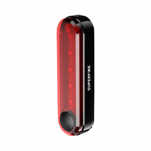 Superfire BTL01 Baglygte til cykel, USB, 230mAh
