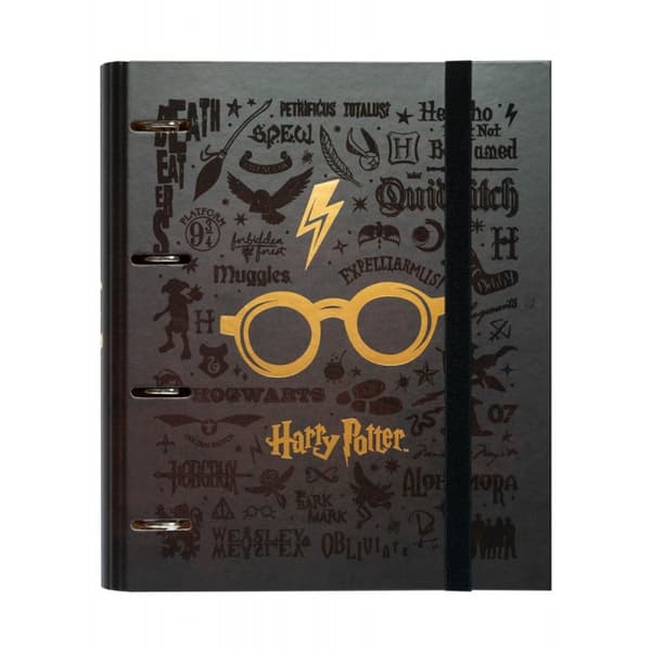Harry Potter - A4-pärm (4 ringar, resår)