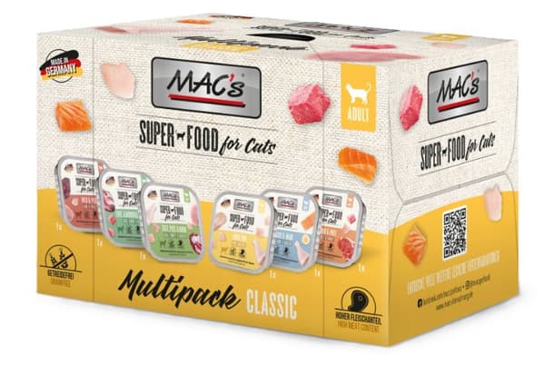MAC's Cat | SUPERMAT | Tray 100g - Multipack 6x100g