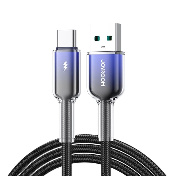 Joyroom S-A42 3A USB-A USB-C Kabel 1,2m Sort