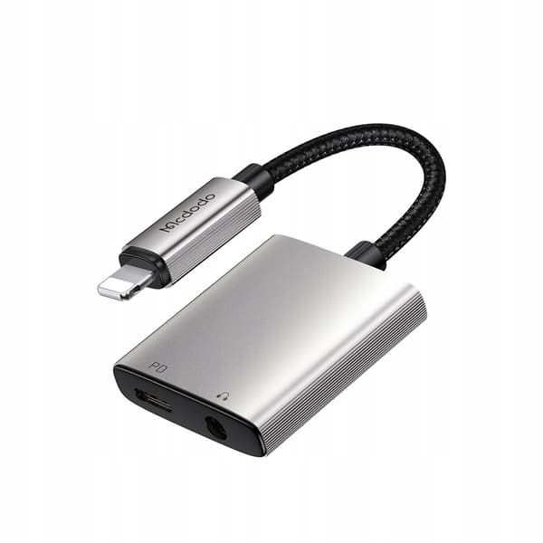 MCDODO LIGHTNING MINI JACK ADAPTER 3,5 MM KABEL TIL IPHONE 13 14