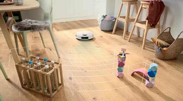 Bosch BCRC1W Hvid robotstøvsuger og -mopper
