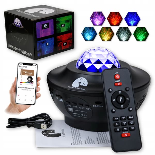 Original HD LED-stjerneprojektor - 8W effekt