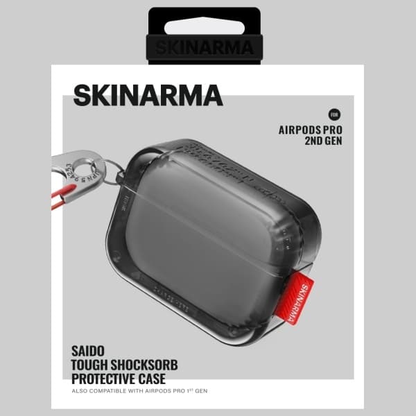 Skinarma Saido-etui til AirPods Pro 2, sort