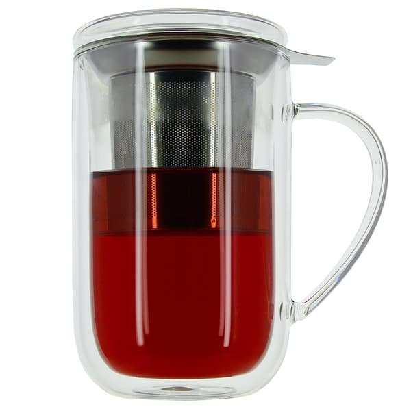 VINTERTEMUGG THERMOGLAS MED TEGRYCK OCH STÅLSIL