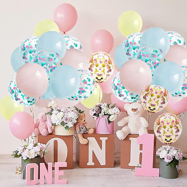 PASTELBALLONSÆT TIL BABYSHOWER BRYLLUPSDEKORATIONER